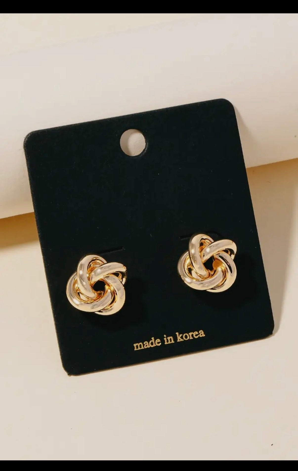 Golden Spiral Earrings