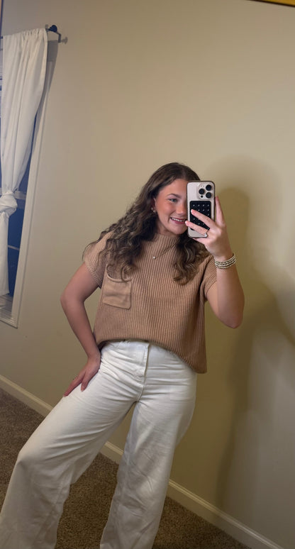 Izzy Mock Neck-Brush