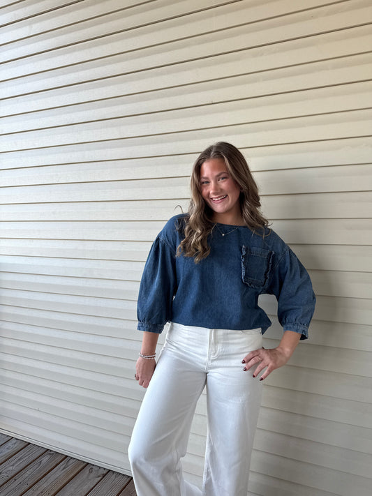 Blue Jean Baby Top