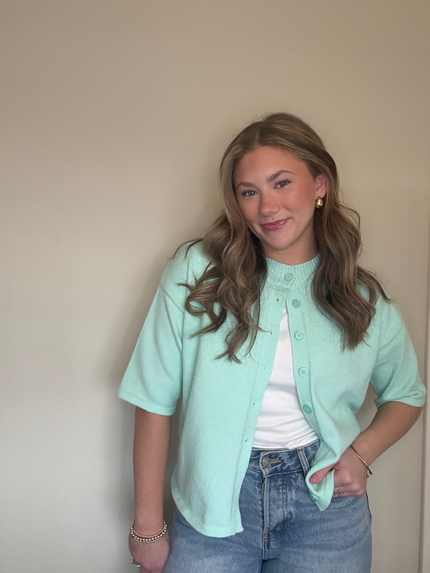 Spring My Way Top - Green