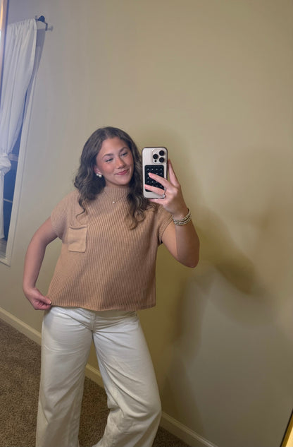 Izzy Mock Neck-Brush