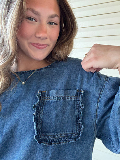 Blue Jean Baby Top