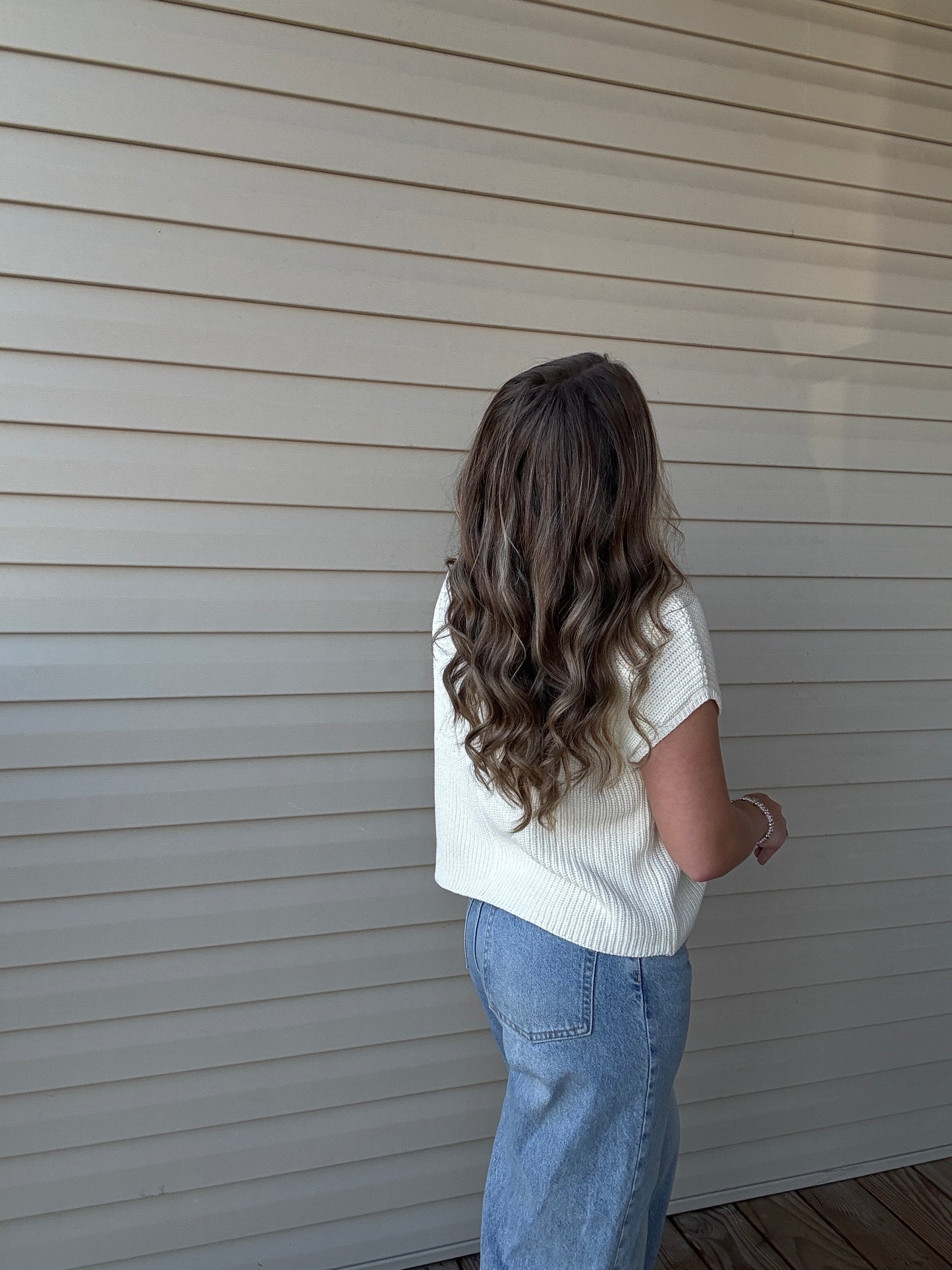 Izzy Mock Neck-Cream