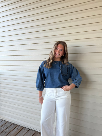 Blue Jean Baby Top
