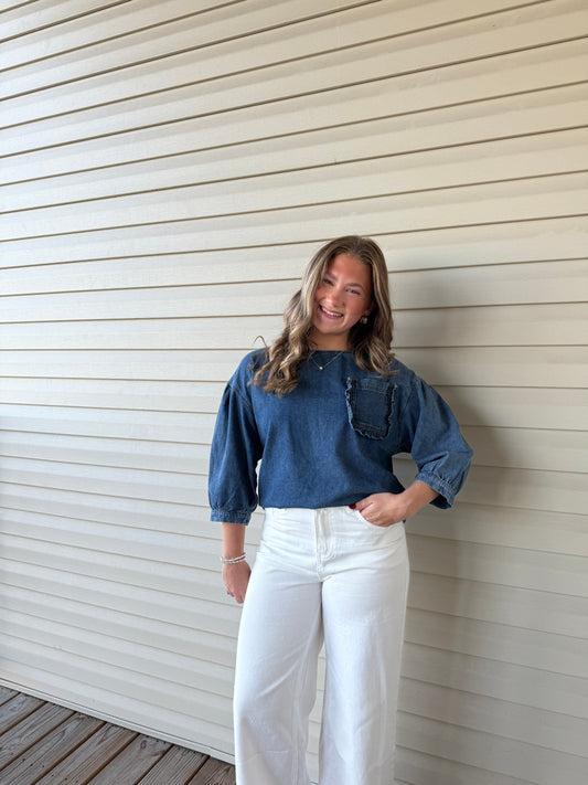Blue Jean Baby Top
