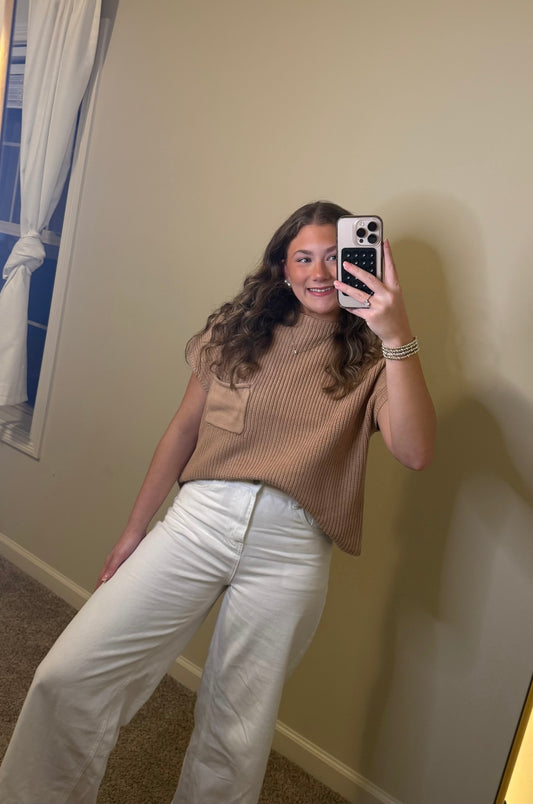 Izzy Mock Neck-Brush