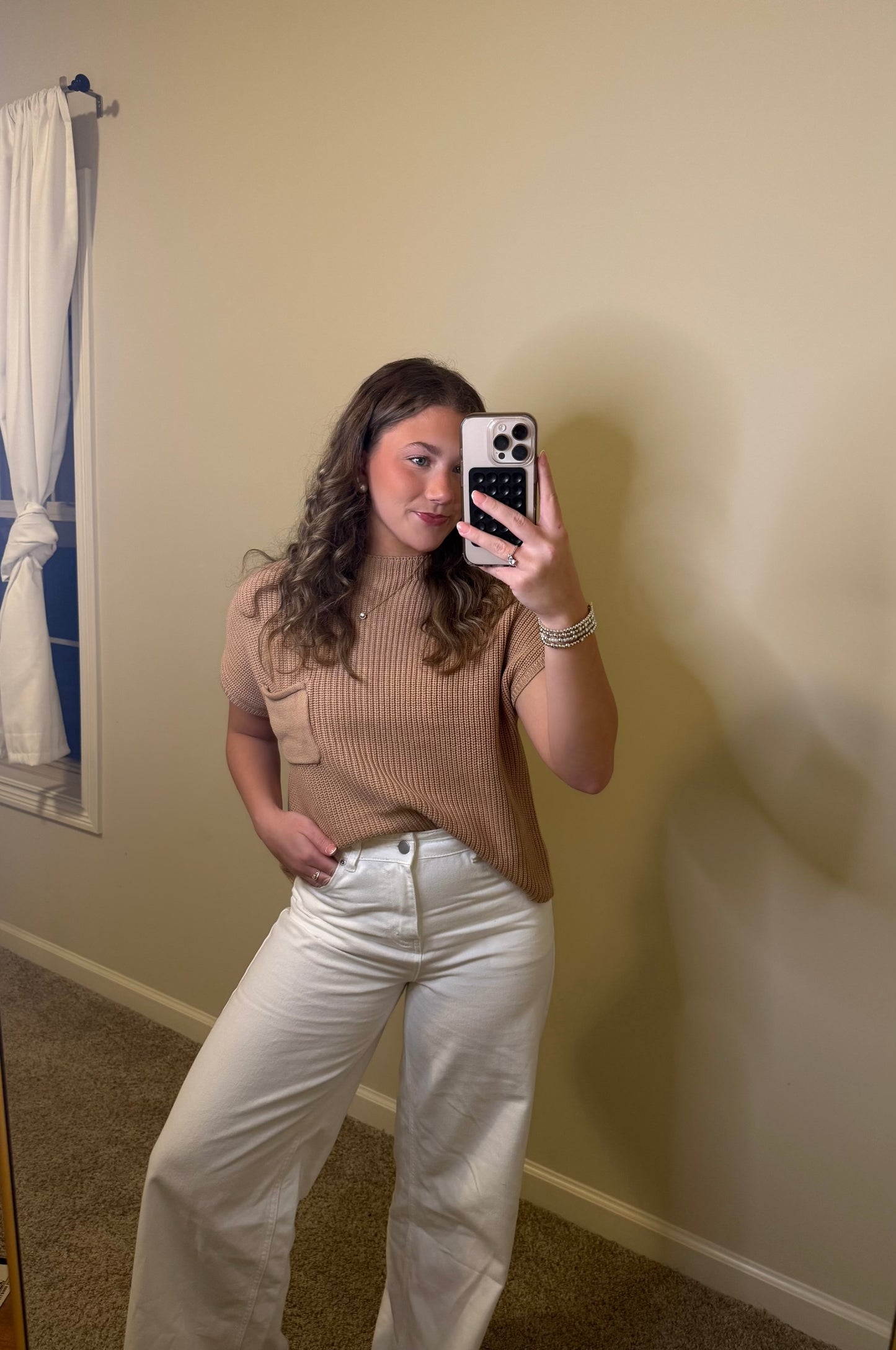 Izzy Mock Neck-Brush