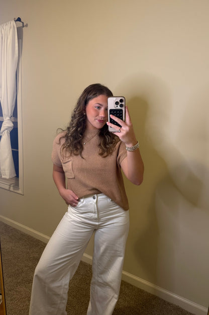 Izzy Mock Neck-Brush